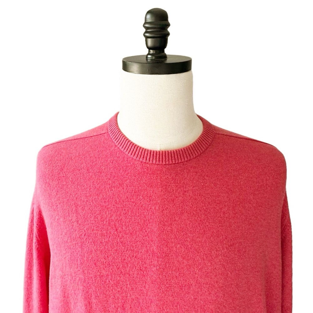B.Draddy 007 Cashmere Crewneck Sweater in Pink | LARGE